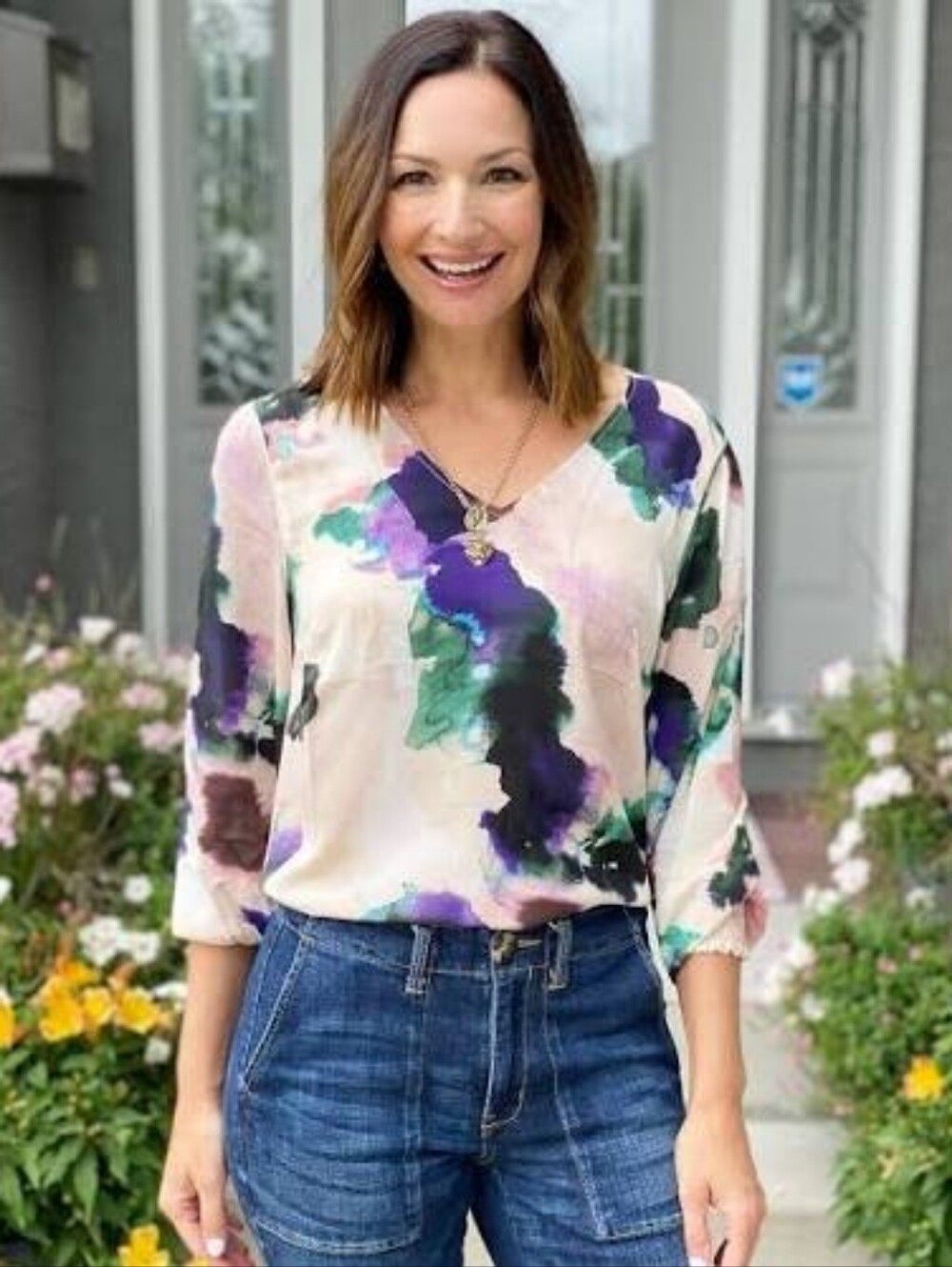 Cabi Mystic Blouse Women's Floral